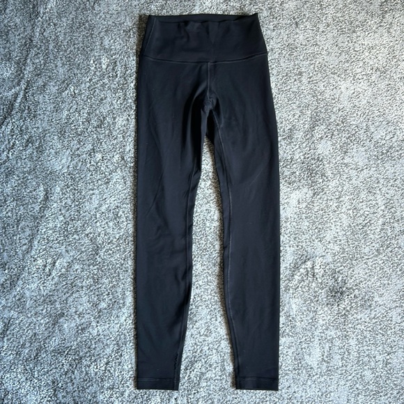 Lululemon Wunder Under black leggings size 6 - Picture 1 of 5